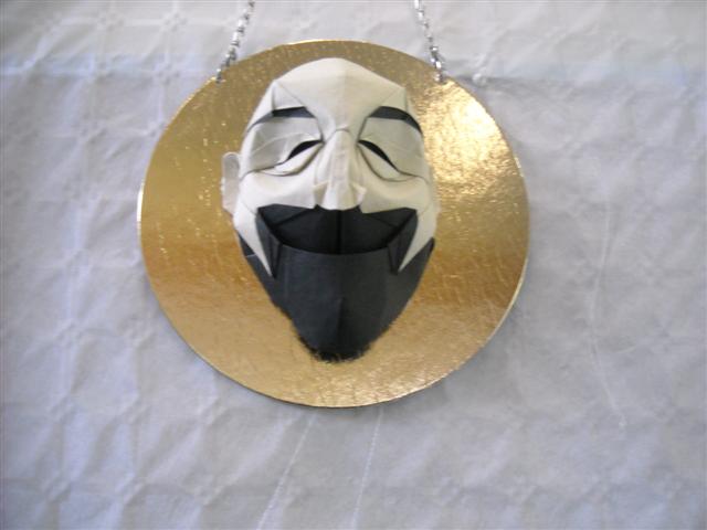 La convention a lieu sous le regard bienveillant du Masque d'Eric Joisel
