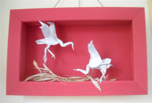 Les grues de Taki Girard 3ème tableau
