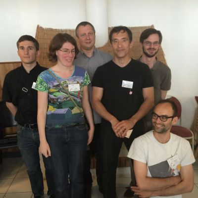 De gauche à droite : Gilles, Cécile, Pitof, Argil, Aurele et Sebl
