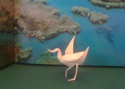 Step One - Dancing crane -  Kade Chan
Tant 15x15cm Wet foldé
