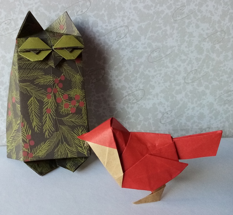 Gorge beige et hibou, ensemble
Challenge cocotte Nov 20
Robin (David Brill) Hibou (Robin Glynn)
Robin and Owl together

