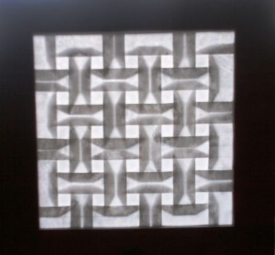 Square Weave - Eric Gjerde
Backlit back

