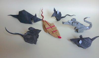Souris et rat
Viviane Berty - David Brill - Eric Joisel - Quyet Hoang Tien - Akira Yoshizawa (x2)
