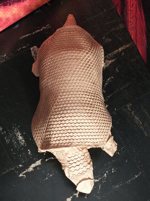 même si je ne suis pas satisfait je poste pour le respect du temps passé : 60h  de pliage , grille division en 256 sur feuille de 1 mètre 

