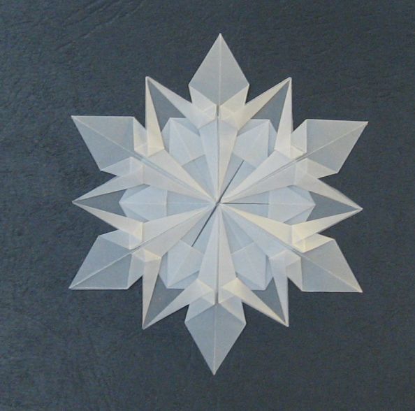 flocon de neige
crée par Dennis Walker
hexagone depuis un A3 de papier calque

