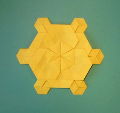 flowering tess
créé par eric gjerde
hexagone de 15cm de papier chemise
