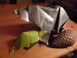Pure origami
Ours polaire et tortue
