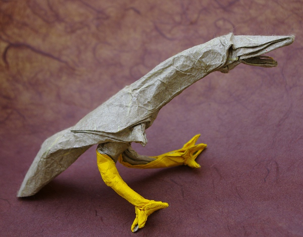 Hesperormis design by Petr Stuchly V2
Papier sandwich : papier vietnam - alu - unruy
Taille 27 x 27 cm
