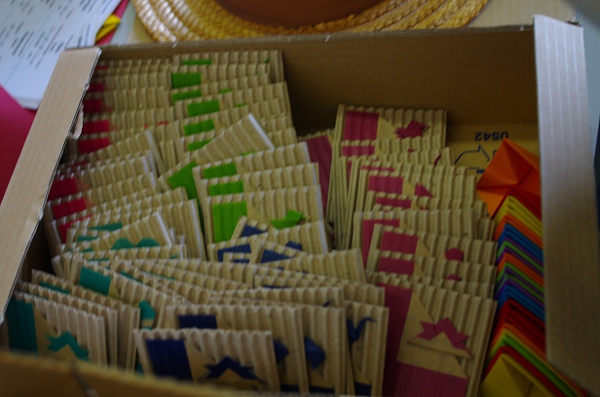 Les jolis badges de la convention
