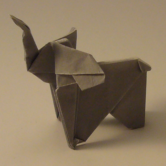 Elephant
Papier : papier origami 15x15 55g
