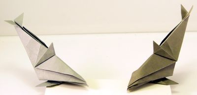 Dauphin
Papier : Papier origami 15x15 55g
