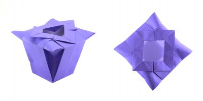 Verdi Vase
Vase traditionel chinois
Papier : Papier origami 35x35 en 55g
Taille finale : H10 x L/P11.5
