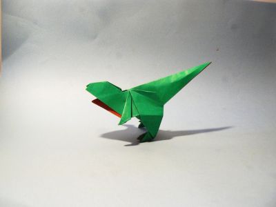 t-rex de joseph wu et roman diaz
papier origami 15x15
