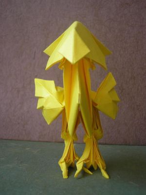 chocobo  géant vue de face (K. Satoshi)
Tant 35x35cm
