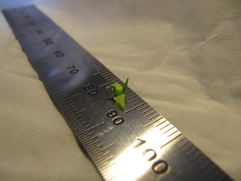 Crane - soie 1x1cm
