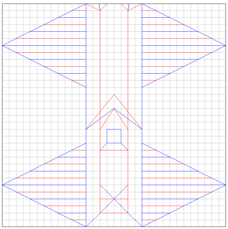 Formule 1 - v2.0 CP
Grille 32x32 / grid 32x32
Papier métallisé / Foil paper
