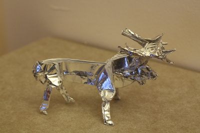 Bull Moose de Lang
Carré de papier métallisé 35cm
