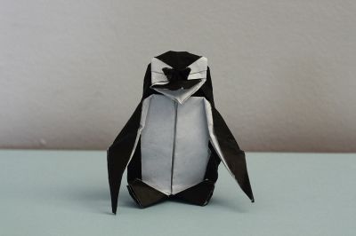 Pingouin - Fernando Gilgado
carré de papier origami 15x15
