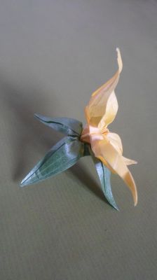  variation "Clematis Sibirica" - Dimitry Lysiuk
2 carrés soie métallisé 10cm

