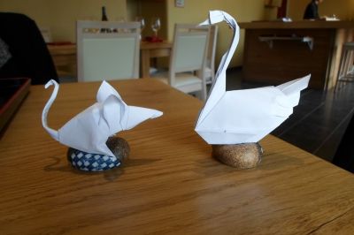 resto japonais
"rikki mouse" et cygne
papier imprimante 15x15

