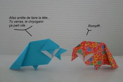 melancholy bird - Riki Saïto
papier kami  et chiyogami 15x15
