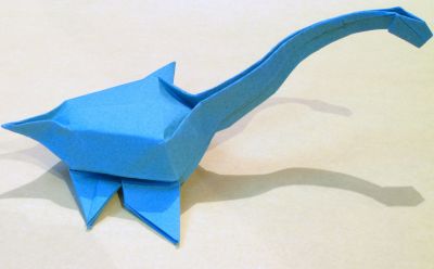 Plesiosaurus
design par moi
un feuille tant 15cm
Mots-clés: origami plesiosaurus
