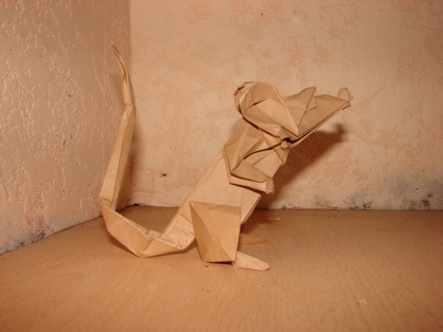 le rat 
Auteur: Eric Joisel
Plieur: aeldu
Papier tant 35x35

