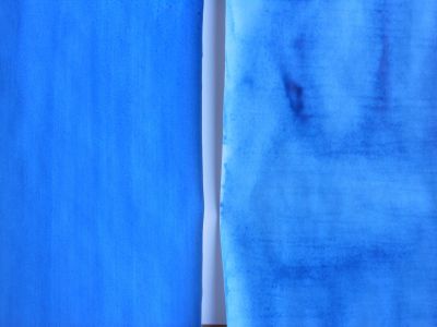 Bleu de cobalt "véritable" et bleu de Prusse
