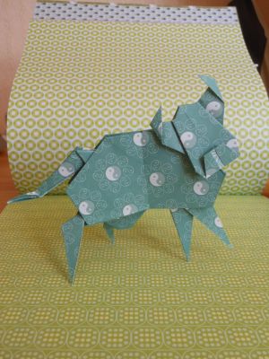 Animaux terrestres en origami de Tuan Nguyen
