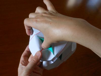 Masque de chat, mise en forme des babines
