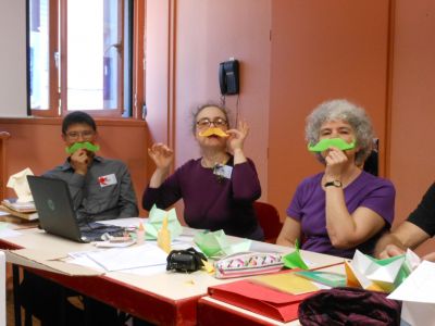 Atelier lecture d'un CP : moustache d'Aurèle
