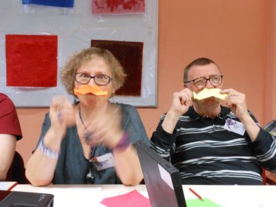 Atelier lecture d'un CP : moustache d'Aurèle

