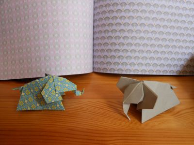 Animaux terrestres en origami de Tuan Nguyen
