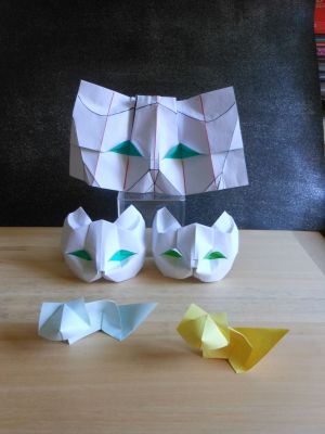 Atelier masque de Chat La Rochelle 2015 : préparation !
