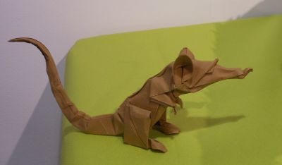 Rat d'Eric Joisel, plié par Yannick Gardin.
