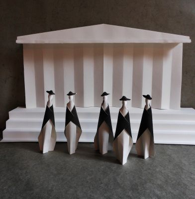 Suffragettes et temple de la démocratie
