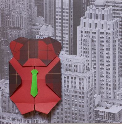 Sur une idée de Francesco Mancini : the Sharp Dressed Bear, Cravate de Francesco Mancini
