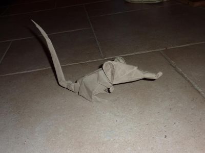 Rat d'Eric Joisel
Wetfolding Canson 160gr/m² 50cm
