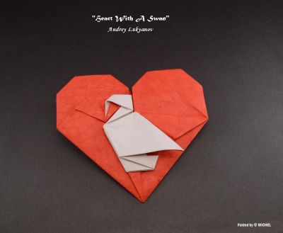 "Heart With A Swan" de Andrey Lukyanov 

