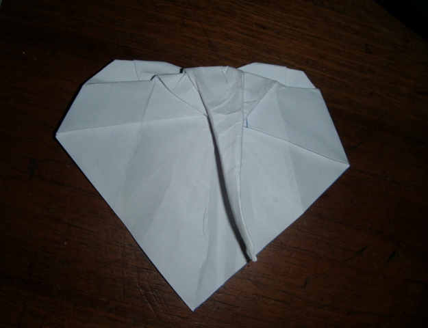 Anthurium
Diagramme provenant du site d'Anita's Origami.
Plié dans un carré de 15x15cm.
