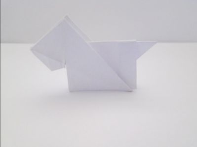 Scottish Terrier de Robert Neale
Plié dans un carré de 5x5cm de papier d'imprimante 80g/m2
