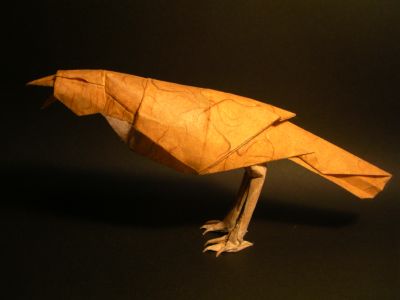 Song Bird
De Robert J. Lang. Carré 30 cm double soie Unryu. Plié en août 2011.
