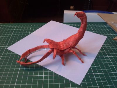 Scorpion de Tadashi Mori (en cours de modelage...)
