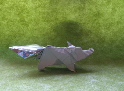 Renard de Nicolas Terry
Papier alluminium
