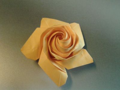 Rose Pentagonale de Naomiki Sato
Pentagone découpé dans une feuille A4
Mots-clés: Pentagonal Rose Naomiki Sato