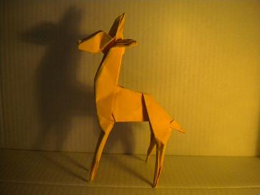 Gazelle de Lionel Albertino
Faite il y a quelque mois dans un carré de 20X20cm
Mots-clés: Gazelle Lionel Albertino Safari Origami