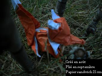 Renard
J'ai créé ce renard en juillet-août 2013 mais c'est à l'occasion du challenge de création de septembre 2013 que je le publie. Toute critique est bienvenue (et même attendue !).
Mots-clés: challenge création renard origamigh sandwich