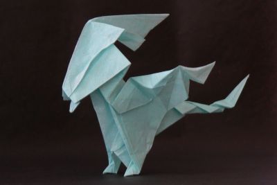 Bébé dragon
Dragonneau (Bébé Dragon) de Daniela Carboni, en papier de soie simple, 20x20cm, avec une modification de détail sur la queue.
Mots-clés: dragon petit daniela carboni