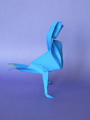 Une petite improvisation, avec un papier de 20x20cm.
