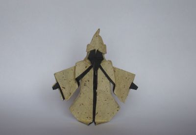 Apprenti sorcier, Noburu Miyajima.
Double papier de soie, 30x30 cm. 

